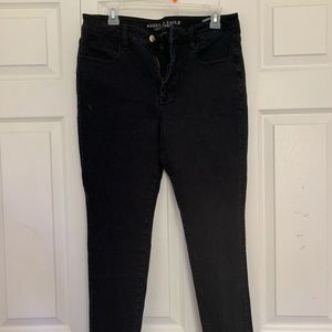 black ae jeggings